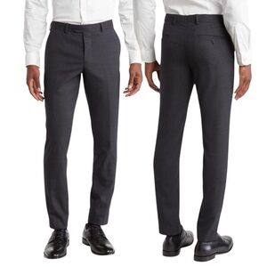 🌻NEW w.tags Original Penguin OSMANS Charcoal Gray Wool Trousers Size Size 40X34